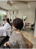 ハンサムショート/小顔/ショートヘア/マッシュショート