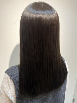 エイクス ヘア デザイン×美髪クリニック 千葉(AQs hair design) ミディアムヘア/暗めカラー/グランマッシュ/千葉/千葉駅
