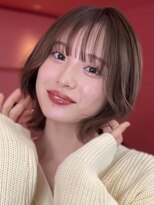 ロンドヴァリー 渋谷店(Lond vallee)&nbsp;くすみカラー×顔まわりくびれで大人っぽ抜け感！