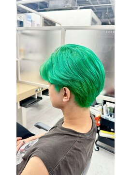 ユアーズヘア 新宿三丁目店(youres hair) Vivid green