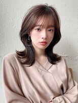 アフロート エル 大阪(AFLOAT L) 【くびれミディ】ふわっとレイヤーをいれてモテ髪変身!20代30代