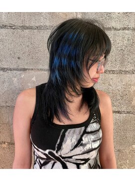 ハコ プラス(HACO+) 【Haco+】Shiho_セクションカラー_ハッシュカット