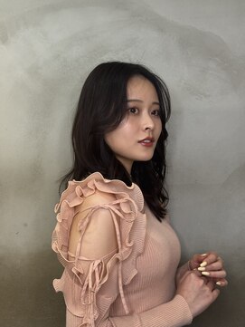 レッドネオ エビス(Redneo ebisu) 暗髪透明感カラー×ミディアムレイヤー