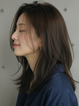 トゥルートラスト 和戸店(True Trust) 髪質改善トリートメント ナチュラルセミロング×レイヤー