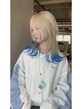 フォート(FORT) ケアブリーチダブルカラー インナーカラー レイヤーカット