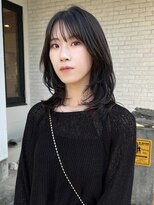 ラパンセ ブルー(LA PENSEE BLEU)&nbsp;ミディアムレイヤー ハッシュカット バタフライ シャギー ウルフ