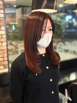 OX CREATION 椥辻 オックスクリエーション レイヤーカット/顔周りレイヤー/ロング/20代30代