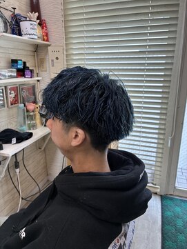 美容室 フレンズ メンズパーマ