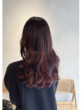 ルウ 押上(rue) 〈押上 半個室〉ロング×ハイライト×レッドブラウン