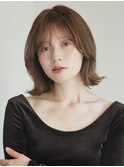 切りっぱなしショート・ボブ/絶壁解消/前髪あり/20代/30代/丸顔