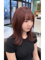 アース 長崎大村店(HAIR&MAKE EARTH)&nbsp;カシスミディアムレイヤー