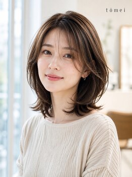 トーメイ(tomei)の写真/「白髪が気になってきた、でも暗く染めたくない」そんな要望に応える【明るい白髪染め】で理想の色味へ