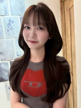 エトワ 中央店(etoi) 大分韓国かき上げレイヤーカット大人レイヤー顔まわりレイヤー