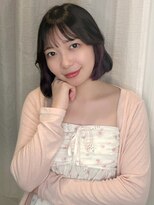 アンニュ(annuy)&nbsp;ショートボブ ボブレイヤー 透明感カラー 20代 顔周りレイヤー