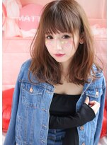 マーリャヘアー(mallia hair) ゆるふわアッシュグレージュセミロングby塚本あつし