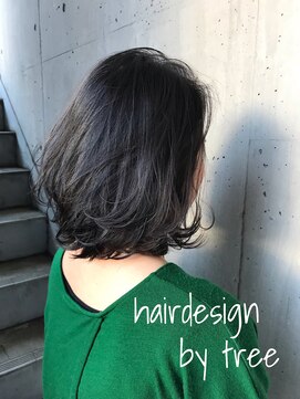 美容室 ツリー(Tree) ノンブローでおさまる大人ボブ 『Tree hairsalon 』本厚木