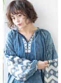 MAUVE☆外国人風ウェーブショートボブ