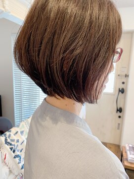 ヘアーアンドメイク ルカ(hair&make Luka) 前下がりボブ