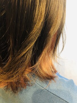 ヘアサロンエム 渋谷店(HAIR SALON M) 外ハネボブ/アッシユブラウン/ネオウルフ/デザインカラー