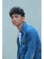 ブークル(boucle)&nbsp;簡単スタイリング！ツーブロックパーママッシュ