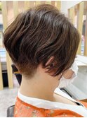 絶壁解消/20代30代40代/大人ショートボブ/ボブパーマ