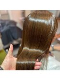 大人かわいいエギョモリ ミルクティーブラウン ひし形シルエット