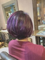 美容室 フィックス&nbsp;ハイライト＋パープル
