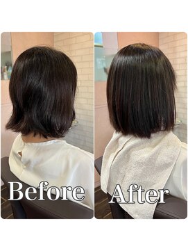 サウンドブイ(sound V) 地毛風ショート縮毛矯正