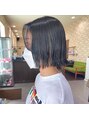 オンアンドオフ ON and OFF&nbsp;ブリーチ無しのカラーで透明感あるカラーに♪