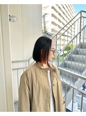 インナーカラーボブ