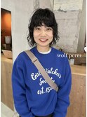 黒髪パーマ/ウルフカット/パーマ/20代/30代/40代