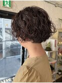 マッシュショートパーマ