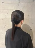 シンプルだけど被らない!タイトヘア!