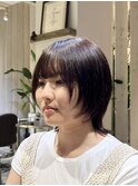 ショートウルフカットネオウルフカット顔まわりレイヤーカット