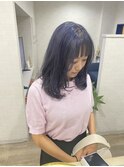 ブルーパープルグレージュ/ハイトーンカラー