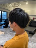 MEN'SHAIRアッシュブラックベリーショートダークアッシュ