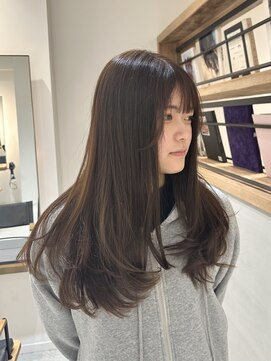 シアン 矢場町店(CYAN.) ブリーチなし！透明感カラー