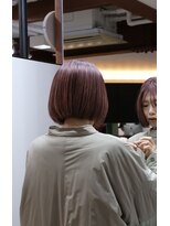 アナンダ(ananda) ピンクカラー＋ボブ