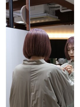 アナンダ(ananda) ピンクカラー＋ボブ