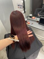 キング 高槻(K!ng) 縮毛矯正髪質改善ハイライトレイヤーカット高槻美容室エクステ