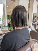 切りっぱなしボブ