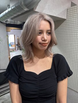 クルミ(kurumi) ミルクグレージュボブ