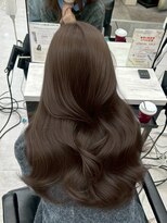 アマトウキョウスマートサロン(AMA TOKYO×Smart Salon)&nbsp;オリーブグレージュ  グレージュ  赤み消しカラー