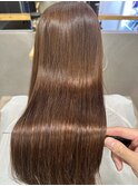 髪質改善ストレートロング