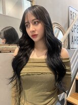 ジーナ 赤羽(XENA)&nbsp;顔型別ヘアスタイル特集/ワンホンレイヤー/ダークブラウン/赤羽