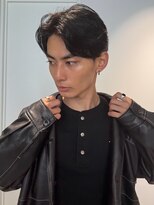トリッカ シブヤ(TRICCA SHIBUYA)&nbsp;メンズマッシュ/センターパート/韓国メンズパーマ/艶感ヘア