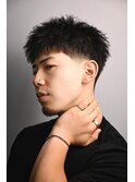 テーパーフェード×ダウンバングショート