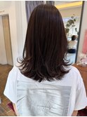 ブリーチなしカラーで叶う♪艶やかレイヤーブラウン