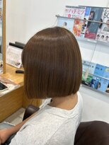 サラビューティーサイト 九大学研都市店(SARA Beauty Sight)&nbsp;【AIRI hair】あご下ボブ/ぷつっとボブ/オリーブベージュ