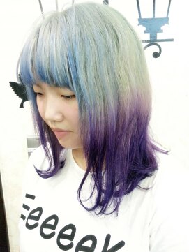 フェリシータ 緑地公園店(felicita) オシャレ上級者★パンチ力のあるNEOグラデーションカラー!